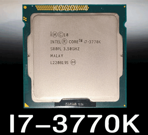 Intel 3Rd I7-3770K 4 Cores 8 Threads 3.50 Ghz Sr0Pl Gpu Lga-1155 Cpu Processor