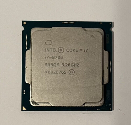 Intel Core I7-8700 Coffee Lake Processor 3.2Ghz Lga 1151 Cpu
