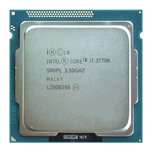 Intel I7 3770K Quad Core Lga 1155 3.5Ghz 8Mb Cache With Hd Graphic 4000 Tdp 77W