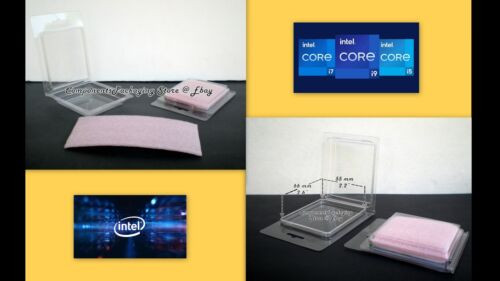 120 Core I9 I7 I5 I3 Cpu Clamshells Case Fits Lga1200 Lga1151 Lga1155 Lga155 New