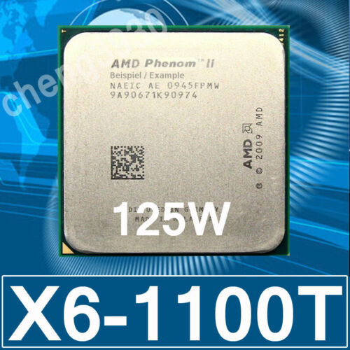 Amd Ii X6 1100T Black Edition  3.33Ghz Am3 125W Cpu Processor