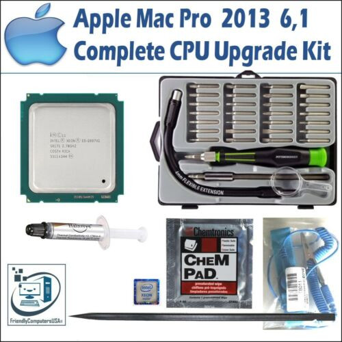 2013 Apple Mac Pro 6,1 Cpu Processor Replacement Upgrade Up To 12 Core E5-2697V2