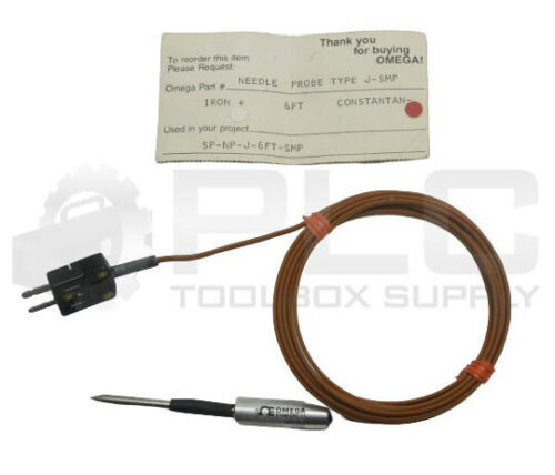 New Omega Needle Probe Type J-Smp, Sp-Np-J-6Ft-Smp