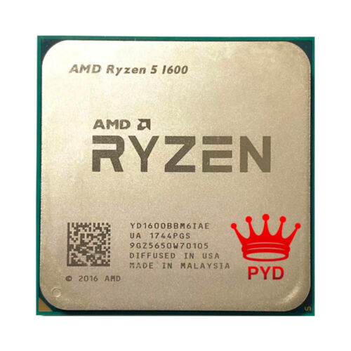 Used Amd Ryzen 5 1600 Processor 3.2Ghz Six-Core Twelve Thread 65W R5 1600 Cpu So