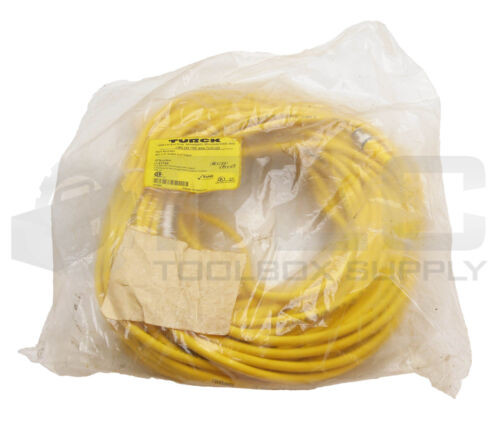 Sealed New Turck Rkc 4.4T-50-Rsc 4.4T/S3060 Cordset 250V 50 Meter U-37766 Read