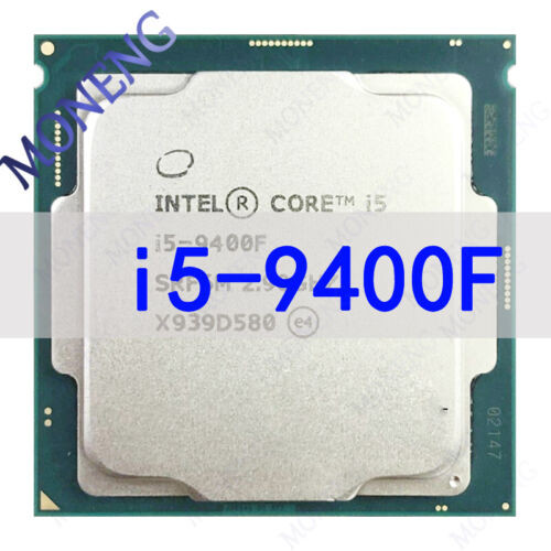 I5-9400F I5 9400F 2.9 Ghz Used Six-Core Six-Thread Cpu 65W 9M Processor Lga 1151