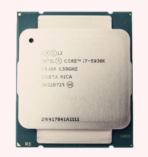 Intel Core I7-5930K Cpu 6-Core 12-T 3.5Ghz 15M Sr20R Lga2011-3 140W Processor