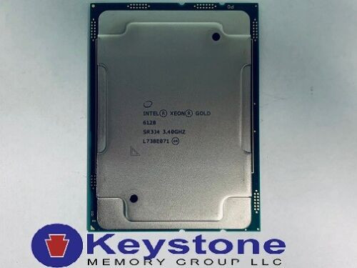 Intel Xeon Gold 6128 Sr3J4 3.4 Ghz Lga 3647-0 Server Cpu Processor Km