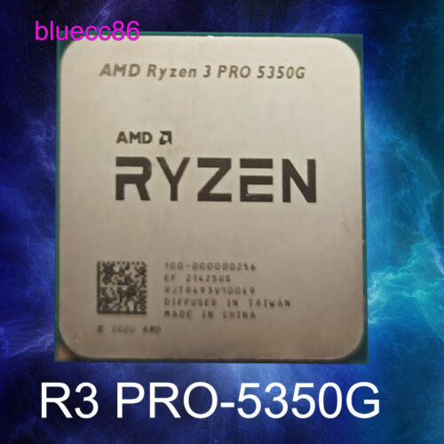 Amd Ryzen 3 Pro 5350G Am4 Cpu Processor Quad Core 4.0 Ghz Desktop 65W R3 Pro