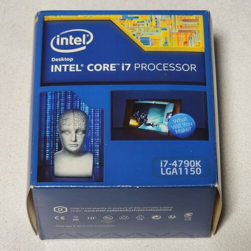 Cpu Intel Core I7 4790K 4.0Ghz 4 Core 8 Threads Haswell Pc Parts Intel Verified