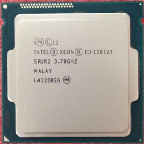 Intel Xeon E3-1281 V3 Cpu Sr1R2 3.7Ghz 8M 4 Core 8 Threads Lga 1150 Processor