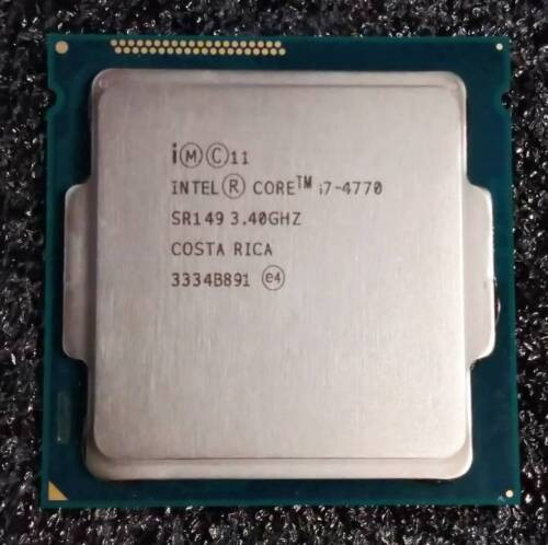 Used  Intel Core I7 4770 Lga1150 Haswell