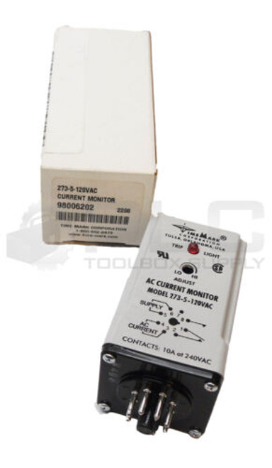 New Time Mark 273-5-120Vac Ac Current Monitor 10A 240Vac