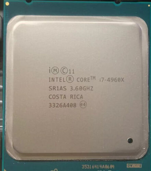 Intel Core I7-4960X Qs Cpu Processor Extreme 3.60Ghz 6-Core 15Mb Lga-2011 130 W