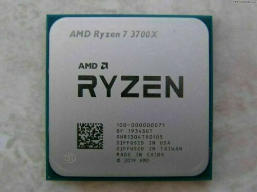 Amd Ryzen 7 3700X R7-3700X 3.6Ghz 8Core 16T 32Mb 65W Am4 Cpu Processor