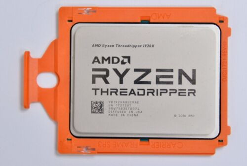 Amd Cpu Ryzen Threadripper 1920X 12 Cores 3.50Ghz Cpu Sockel Tr4 Processor