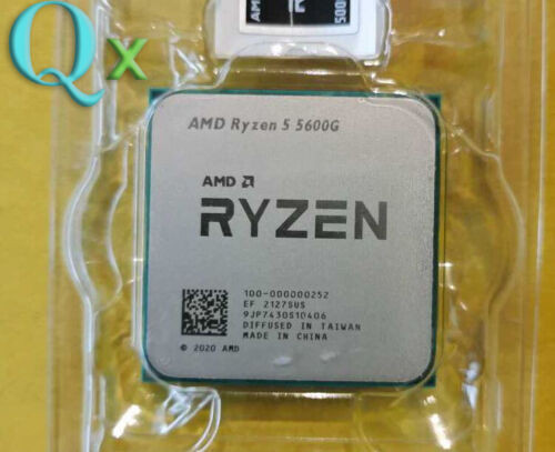 Amd Ryzen 5 5600G R5 5600G Socket Am4 Cpu Processor 3.9Ghz Desktop 6Core 16Mb