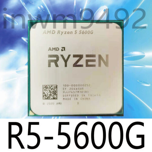 Amd Ryzen 5 5600G R5-5600G 3.9-4.4Ghz 6C 16Mb Desktop Socket Am4 Cpu Processor