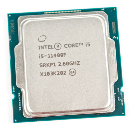 Intel Core I5-11400F Cpu 6-Cores Processor 2.6Ghz Up To 4.4 Ghz, 65W Tdp