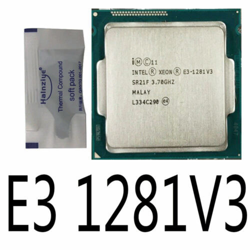 Intel Xeon E3-1281V3 E3-1281 V3 3.7Ghz 8Mb Socket Lga1150 Processor Cpu