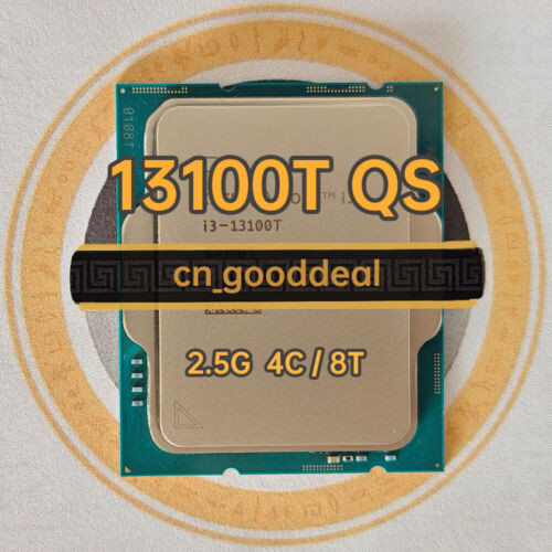 Intel Core I3-13100T Qs 2.5Ghz 4C/8T 12Mb 35W Lga1700 Cpu For 600/700