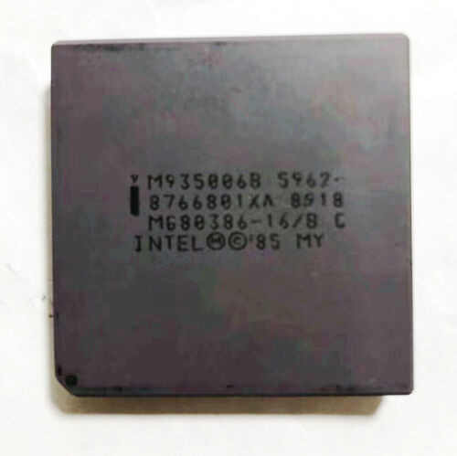 Mg80386-16/B Military Grade Cpu Short Leg High Collection Value