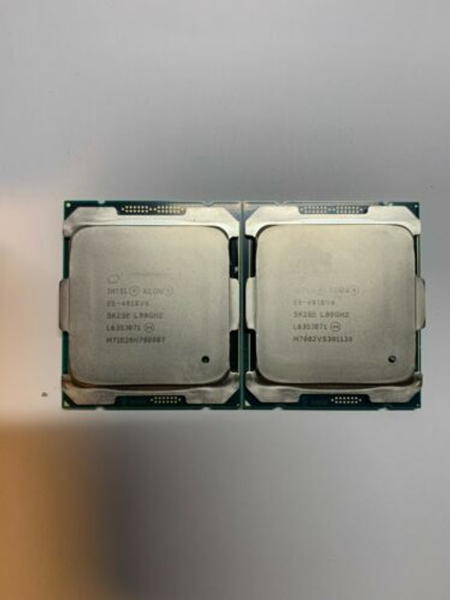 A Pair Intel Xeon E5-4610 V4 Sr2Se  10 Core 1.80Ghz 25M 6.4Gt/S Processor