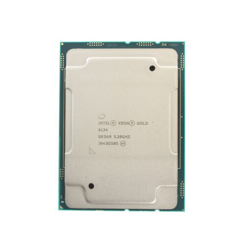 Intel Xeon Gold 6134 Cpu Processor 8 Core 3.20Ghz 24.75Mb L3 Cache 130W Sr3Ar