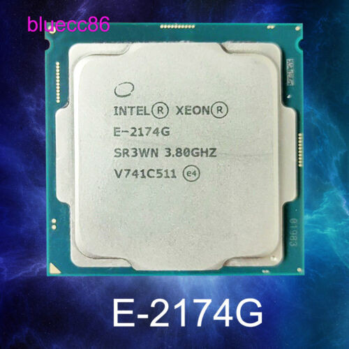 Intel Xeon E-2174G Lga-1151 Cpu Processor Sr3Wn 3.80-4.70Ghz 4-Cores 8-Threads