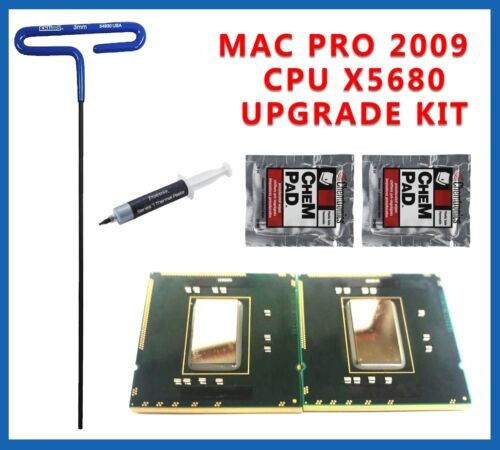 Matched Pair Of Xeon X5680 12-Core 3.33Ghz Delidded Upgrade Kit Mac Pro 4,1 2009