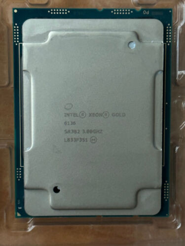 Intel Xeon GOLD 6136 SR3B2 2個セット 動作保証 送料無料