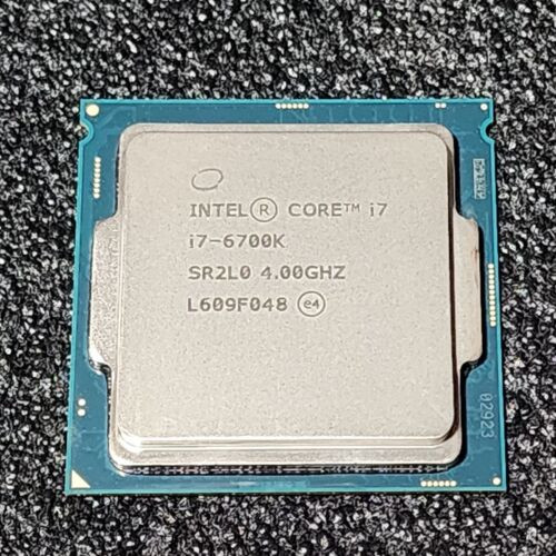 Cpu Intel Core I7 6700K 4.0Ghz 4 Core 8 Threads Skylake Pc Parts Intel Verified