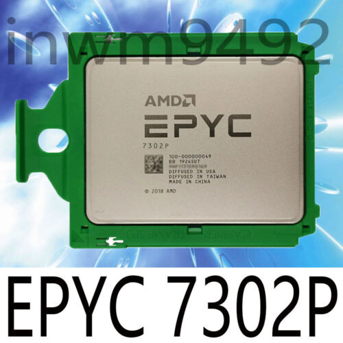 Amd Epyc 7302P16 Cores 32 Threads 3.0Ghz 155W Cpu Processor