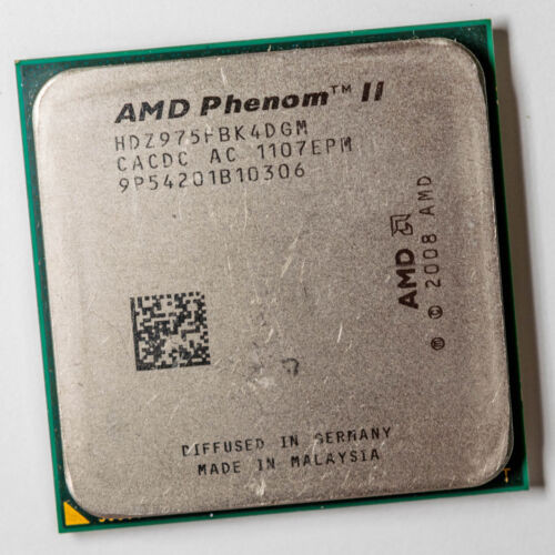 Amd Phenom Ii X4 975 Black Edition 3.6Ghz Quad Core Am3 Processor Hdz975Fbk4Dgm