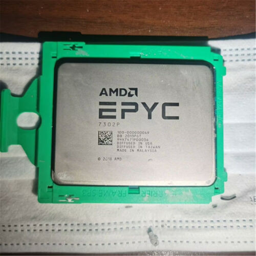 Amd Epyc 7302P 16 Cores 32 Threads 3.0Ghz 155W No Lock Dell Cpu Processor