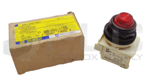 New Square D 9001Skp1R31 Ser H Red Pilot Light 73882 9001 Km1 Lamp 755