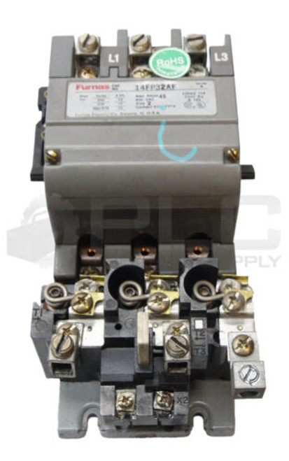 Furnas 14Fp32Af /A Overload Coil Starter 600Vac W/ 48Fc31Aa3 /C Overload Relay