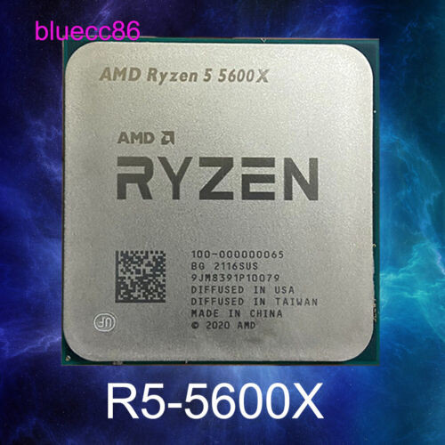 Amd Ryzen 5 5600X Am4 Cpu Processor 3.7Ghz 6Core 12Thr 65W Desktop R5 5600X