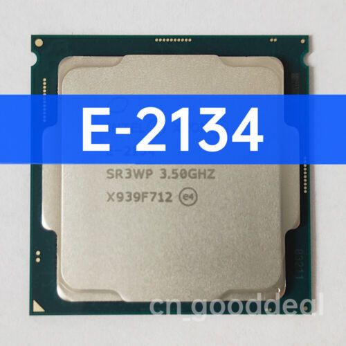 Intel Xeon E-2134 Sr3Wp 3.5Ghz 4C/8T 8Mb 71W Lga1151 Cpu For C242/C246