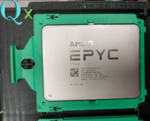 Amd Epyc 7302 Socket Sp3 Cpu Processor 3.0 Ghz 16-Core 100-000000043 Non Locked