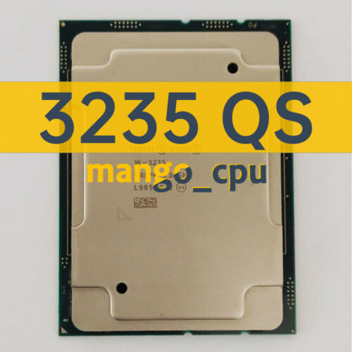 Intel Xeon W-3235 Qs 3.3Ghz 12C/24T 19.25Mb 180W Lga3647 Cpu For Mac Pro 2019
