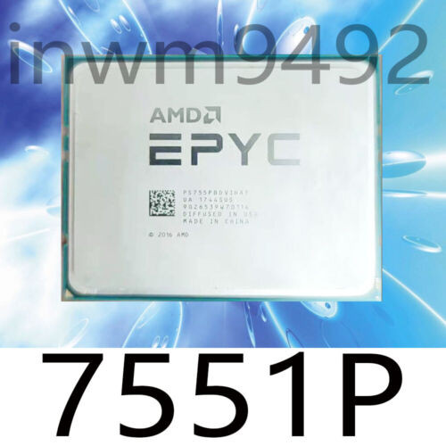 Amd Epyc 7551P 2.0/2.55Ghz 32C 64T, 64M 180W 14Nm Cpu Processors Not Locked