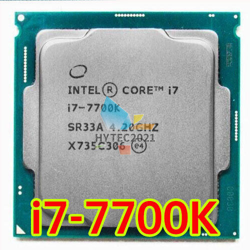 Intel Core I7-7700K Sr33A 4.5 Ghz Quad Cores 91W Lga-1151 Cpu Processor