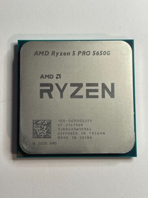 (Used) Amd Ryzen 5 Pro 5650G Am4 Cpu Processor 3.9 Ghz 6 Core 12 Thread