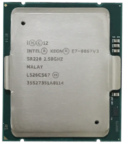 Intel Xeon   E7-8867 V3 Sr228 16-Core Cpu Processor 2.5Ghz  For Dell R930