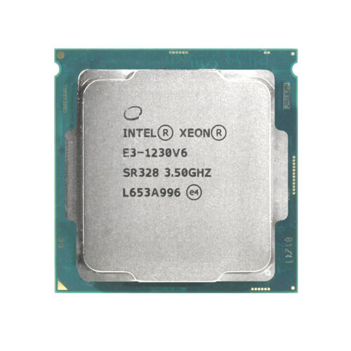 Intel Xeon E3-1205 V6 E3-1225 V6 E3-1230 V6 E3-1240 V6 Lga1151 Cpu Processor