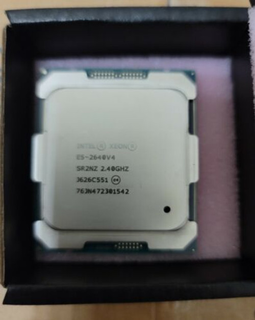 Intel Xeon 10 Core Processor E5-2640V4 2.40Ghz 25Mb 90W Cpu Fclga2011-3 Sr2Nz