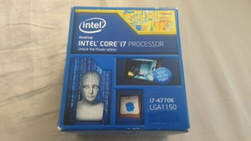 Intel Core I7-4770K Sr147 Quad Core Unlocked Lga1150 Processor 3.5Ghz 8Mb Cache