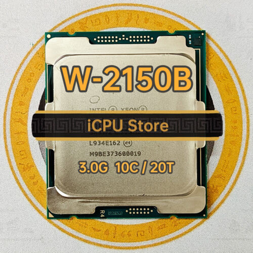 Intel Xeon W-2150B Sr3Ls 3.0Ghz 10Cores 20Threads 13.75Mb 120W Lga2066 C422 Cpu