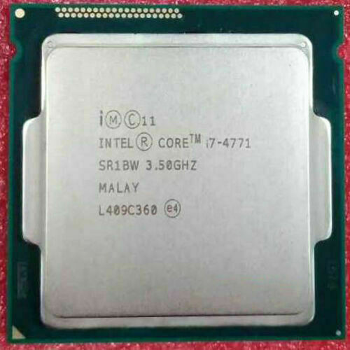 Intel Core I7-4771 3.5Ghz Quad Core Lga1150 Sr1Bw 8 Threads Cpu Processor